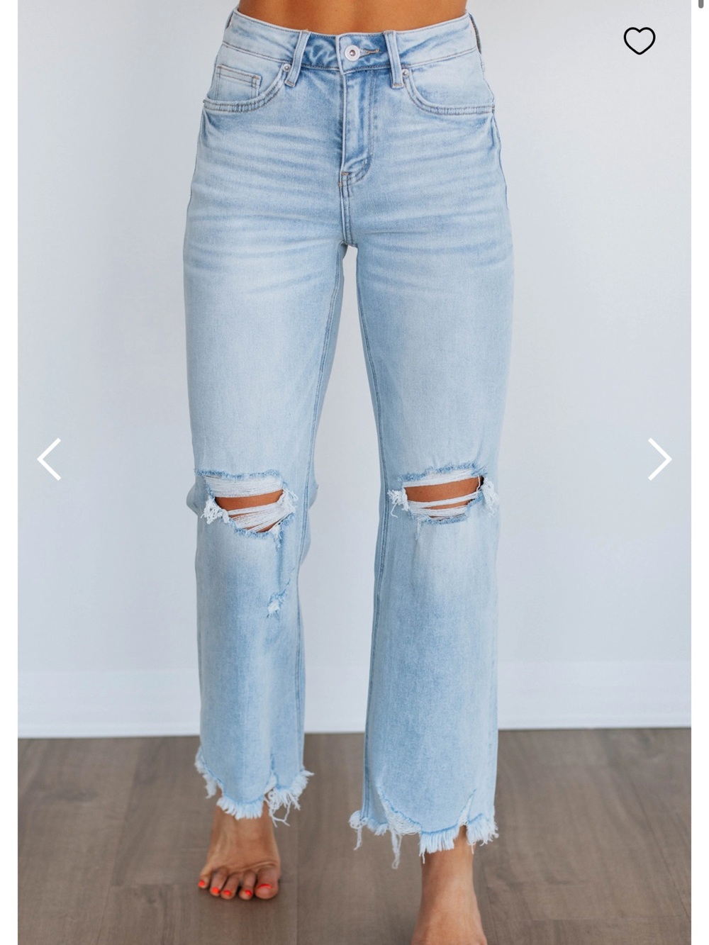 🌼 COLTON MICA JEANS - LIGHT WASH, 24